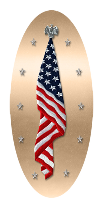 DG5000-550-CP Flag At Rest Copper